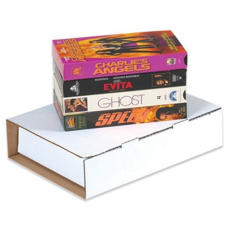 Bsc Preferred 8-1/2 x 7 5/8 x 2 1/16'' White Video Tape Mailers, 20PK MVM4